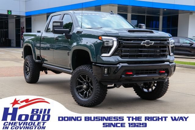 2026 Chevrolet Silverado 2500 HD LT in Cypress Gray — front three-quarter view