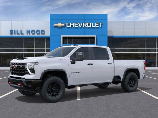2026 Chevrolet Silverado 2500 HD ZR2 in Summit White — front three-quarter view