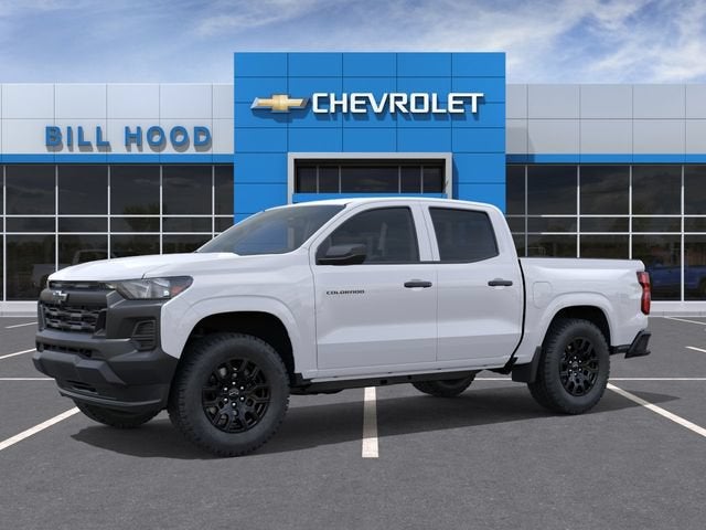 2026 Chevrolet Colorado WT in Summit White — front three-quarter view