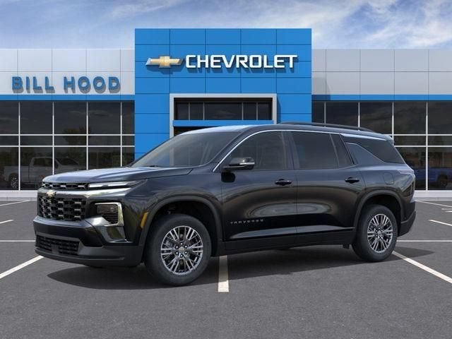 2026 Chevrolet Traverse LT in Mosaic Black Metallic — front three-quarter view