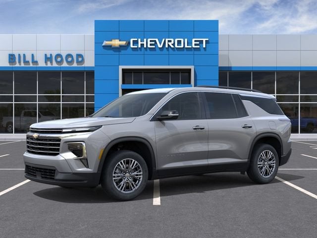 2026 Chevrolet Traverse LT in Sterling Gray Metallic — front three-quarter view