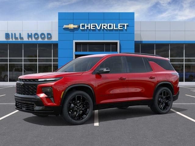 2026 Chevrolet Traverse RS in Radiant Red Tintcoat — front three-quarter view