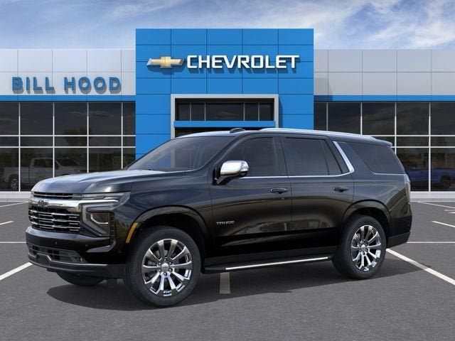 2026 Chevrolet Tahoe Premier in Black — front three-quarter view