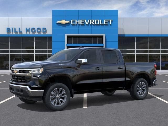 2026 Chevrolet Silverado 1500 LT in Black — front three-quarter view