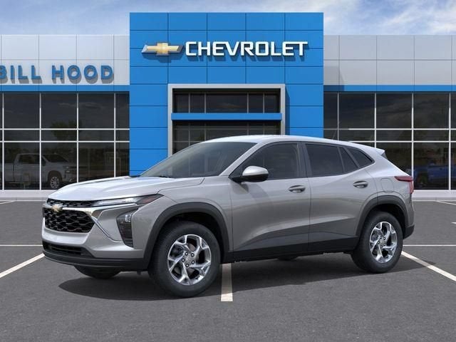 2026 Chevrolet Trax LS in Sterling Gray Metallic — front three-quarter view